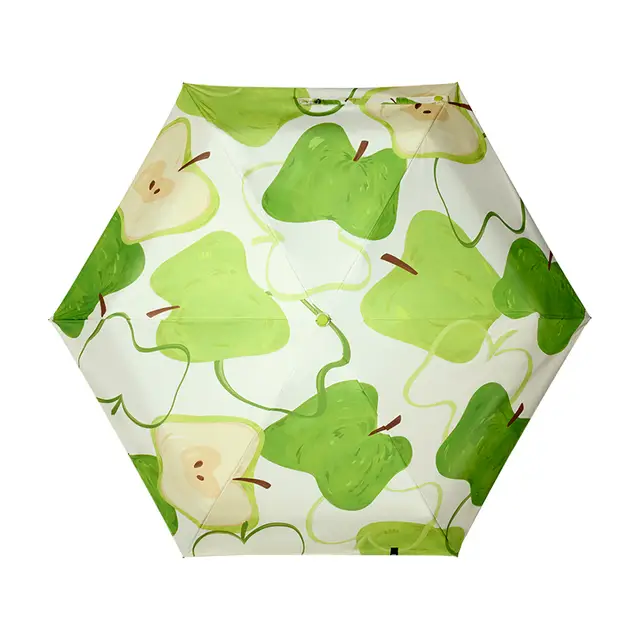 Beneunder BM527, Five-Fold Black Coating Protection Umbrella Outdoor Windproof Waterproof, Green Pear, Couple Gift Perfect Gift