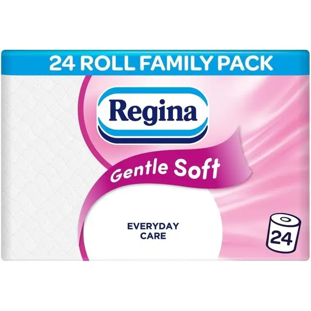 Regina Gentle Soft 3 Ply 24 Pack White