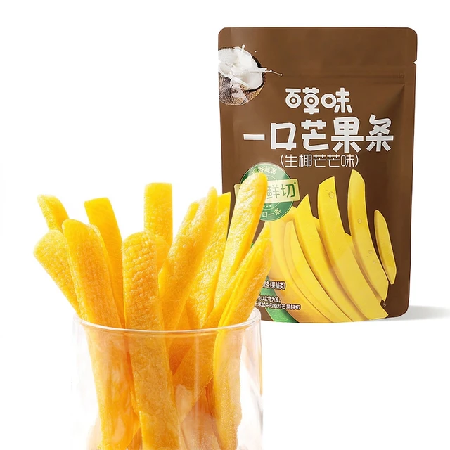 Be&Cheery One-Bite Mango Bars (Raw Coconut Mango Flavor) 80g