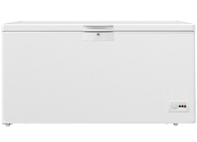 Beko HSM37540 Large Freezer, MinFrost, Temperature Alarm, 4 Freezer Baskets, Lockable, 360 L Usable Volume, 36 dB (A), White [Energy Efficiency Class E]