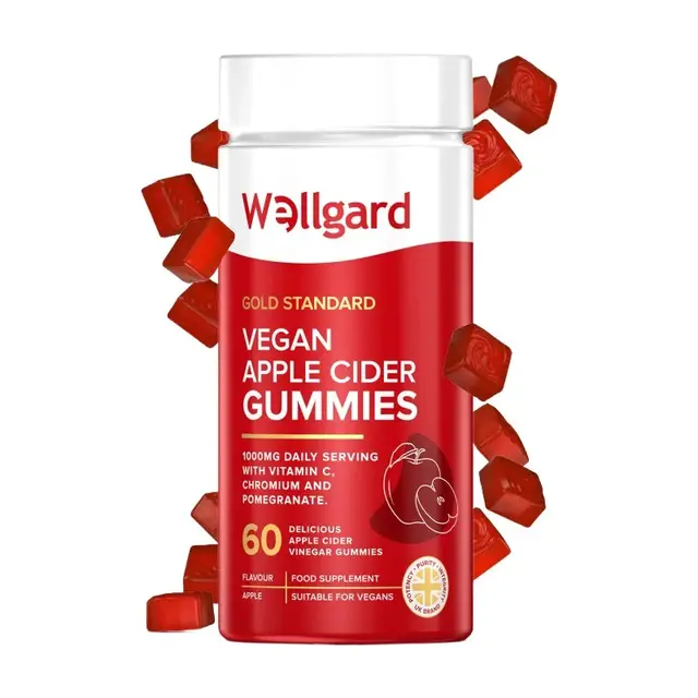 Wellgard Apple Cider Vinegar Gummies Vegan - 60 Gummies