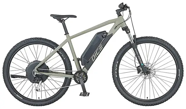 Prophete E-Bike 29 Zoll Bis zu 130 km Reichweite Heckmotor LCD-Display Dice 2.0 E-MTB