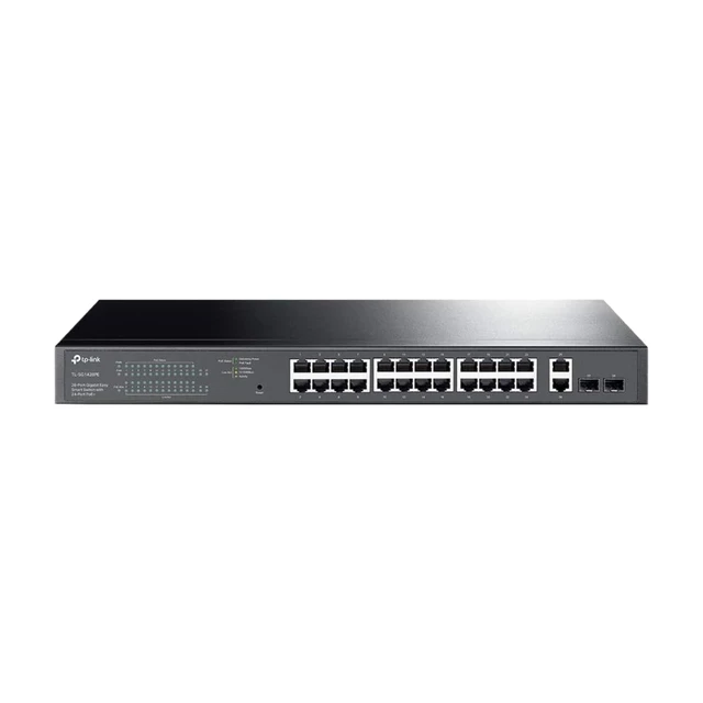TP-Link TL-SG1428PE Netzwerkswitch managed L2 Gigabit Ethernet (10/100/1000) Power over Ethernet (PoE) 1 U schwarz