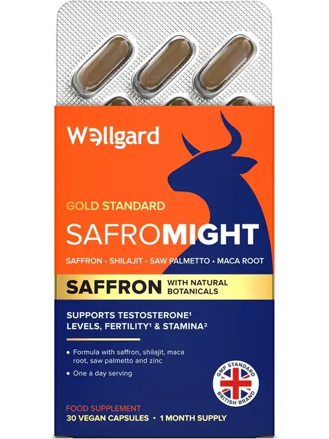 Wellgard Safromight Capsules for Men Vegan - 30 Capsules
