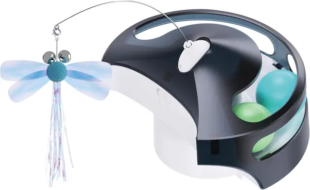 ENABOT PetPal Jouet interactif pour animaux de compagnie avec stimulation automatique, interaction à distance et soulagement de l’anxiété