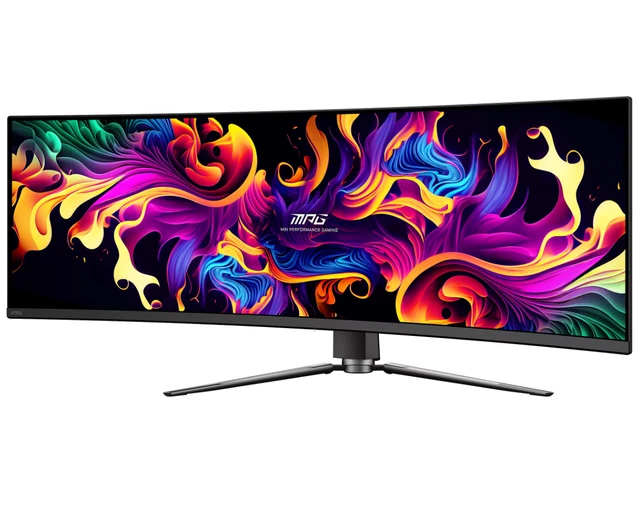 MSI MPG 491CQP QD-OLED computermonitor 124,5 cm (49") 5120 x 1440 pixels DQHD zwart