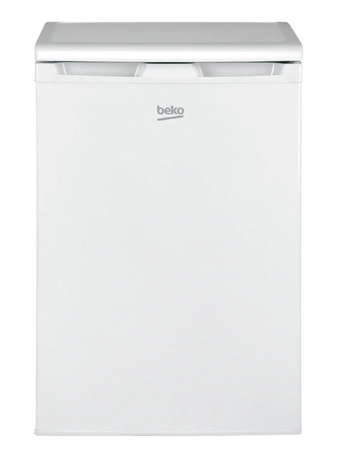 Beko TSE1284N b100 Table Top Fridge Freezer with 4 Star Freezer, 114 Litre Total Capacity, 101 Litre Fridge, 13 Litre Freezer, MinFrost, Reversible Door, White