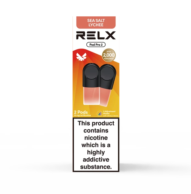 RELX Seasalt Lychee Pre-filled 2 Pods Pack