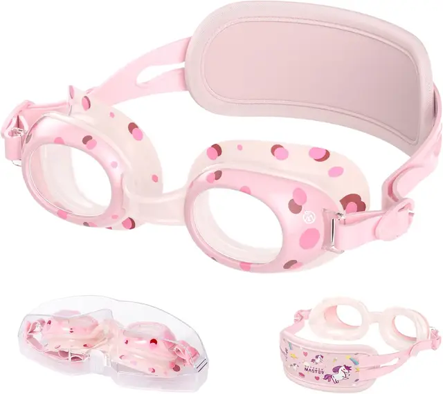 OutdoorMaster CyberFish Lunettes de natation enfant - Rose