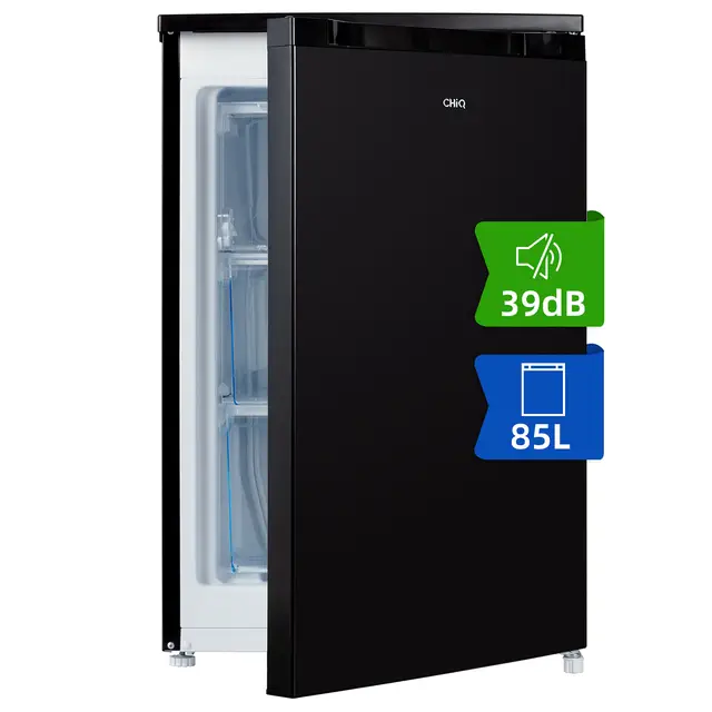 CHiQ - Freestanding Freezers - Table Model - 85 L - Energy Class D - 3 Drawers - 39 dB - 12 Year Warranty on Compressor  CSD90D4D