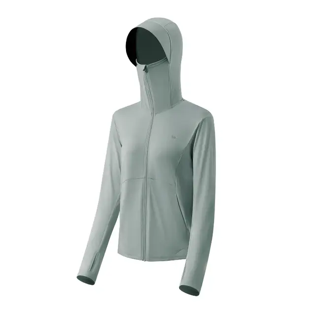 Beneunder AL818, Spring Women's Cooling Outdoor Sports Breathable Cool Comfortable Shirts Long Sleeve with Mask Hooded Outdoor Performance,– Standard Gray XL - Couple Gift Perfect Gift