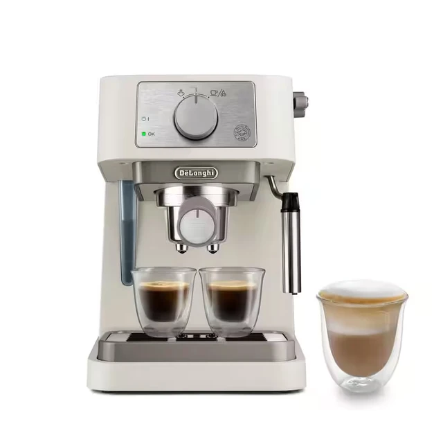 De’Longhi Stilosa, Barista Espresso Machine & Cappuccino Maker, Cream, EC260.CR