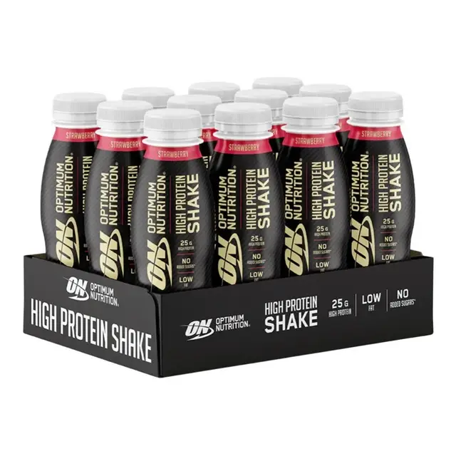 Optimum Nutrition Protein Shake Strawberry 12 × 330ml