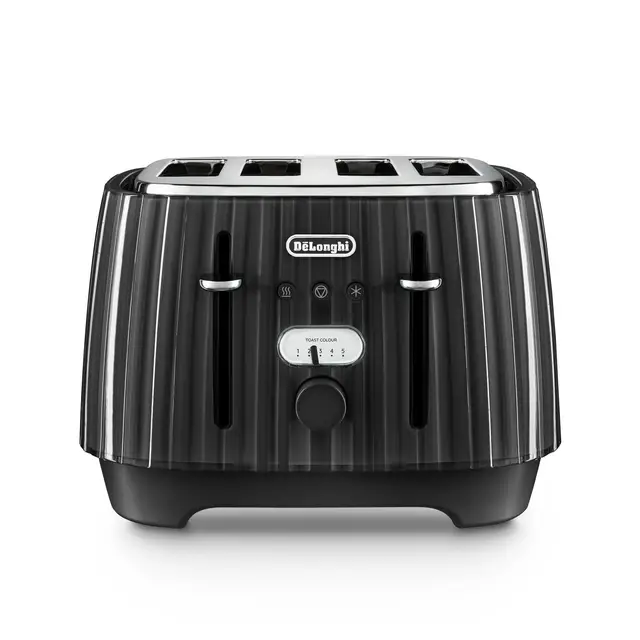 De’Longhi Ballerina 4 Slice Toaster, Black, CTD4003.BK