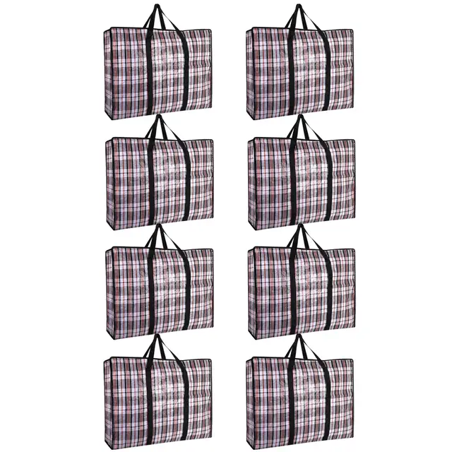 8-teiliges praktisches Daunenbettdecken-Aufbewahrungstaschen-Set, platzsparend, geeignet für Kleidung und Bettwäsche. 68*50*24cm schwarz