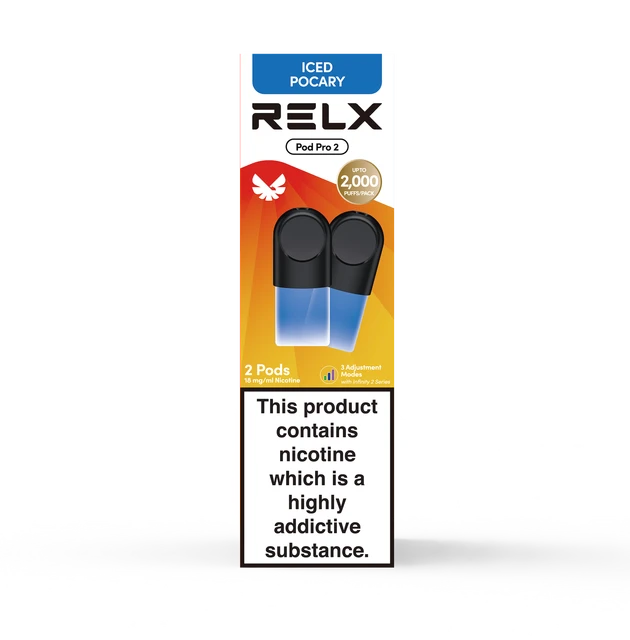 RELX Iced Pocary Pre-filled 2 Pods Pack