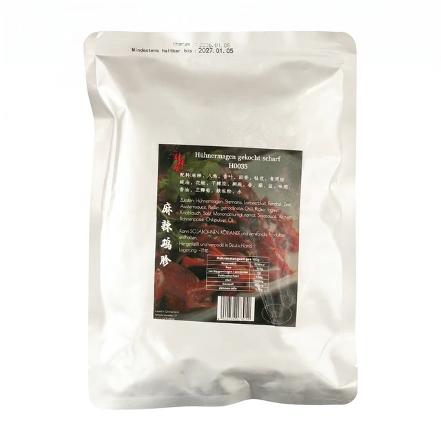 La Wei Ju Mala (pikant & tintelend) kippenmaagjes 250 g