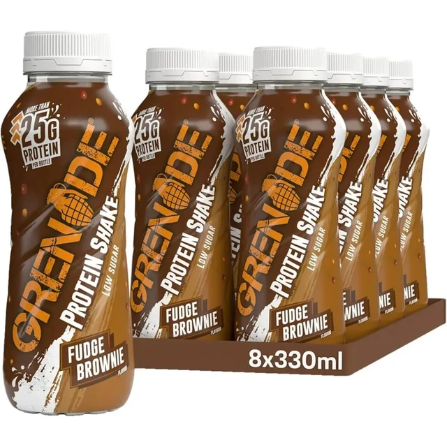 Grenade Protein Shake Fudge Brownie Flavour Multipack - 8 x 330 ml