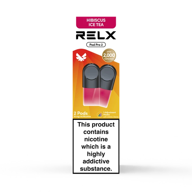 RELX Hibiscus Ice Tea Pre-filled 2 Pods Pack