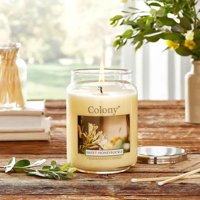 Wax Lyrical Candle Colony Sweet Honeysuckle 475g