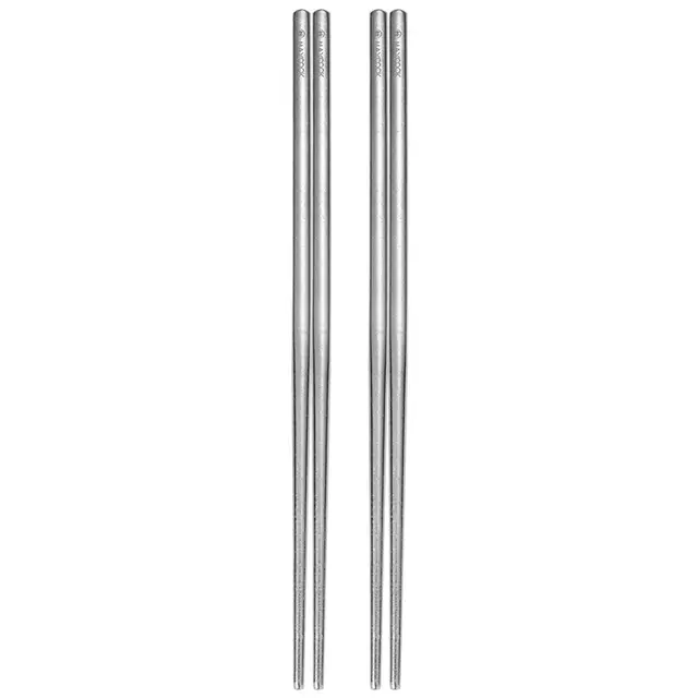 Maxcook Set of 2 Pairs Pure Titanium Anti-Scald Chopsticks MCK9119