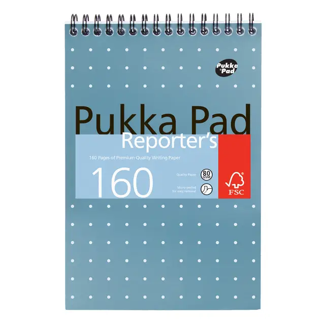 Pukka Pad Metallic Reporters Pad, Pack of 3