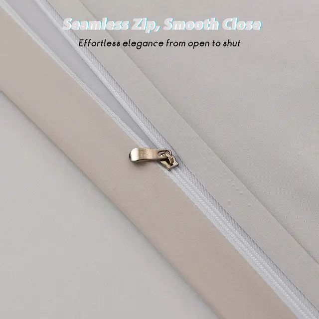 MENDALE Duvet Cover Set - Premium Bedding Set - 220*240 cm Duvet Cover with 80*80 cm Pillow Case - Soft Brushed Microfiber- Light Blue & Light Grey