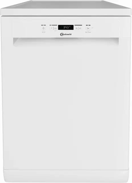 Bauknecht B2F HD624 A Freistehender Geschirrspüler, 60 cm, 14 Maßgedecke, Hygieneprogramm, Vollwasserschutz, Selbstreinigung, Startzeitvorwahl [Energieeffizienzklasse E]