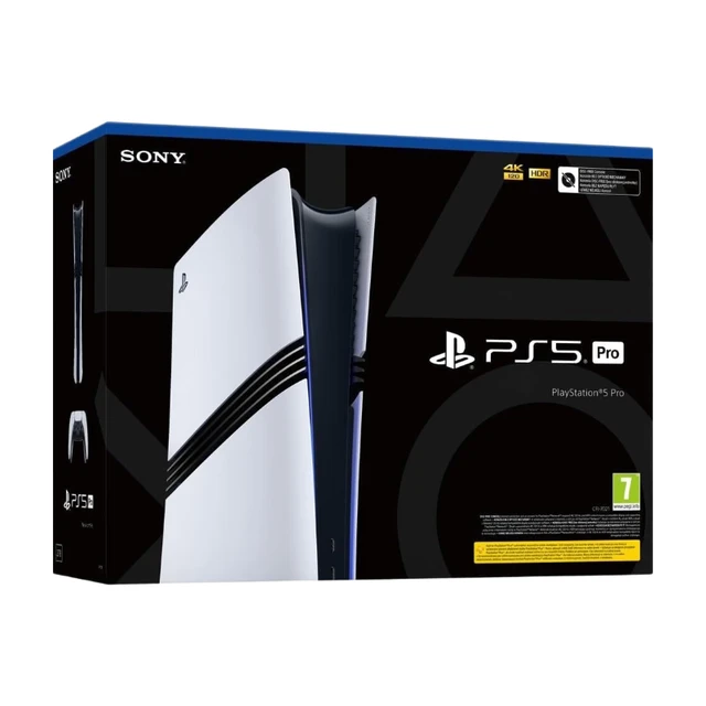 Sony Console PlayStation 5 Pro avec Manette PS5 sans fil Dualsense - Blanc - 2To - Version EU