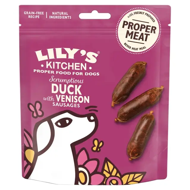 LILY'S KITCHEN Scrumptious Duck with Venison Sausages 70g