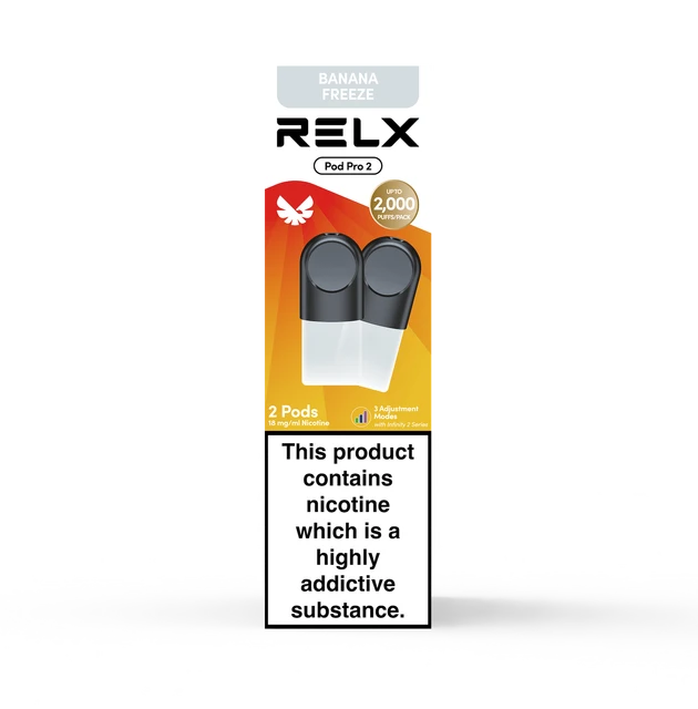 RELX Banana Freeze Pre-filled 2 Pods Pack 