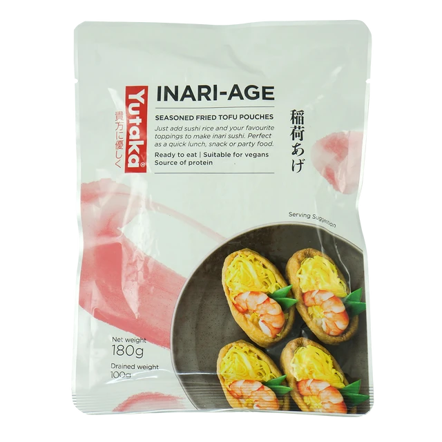 Yutaka Seasoned Soybean Curd Sushi Pocket -Inari 10pc 180g