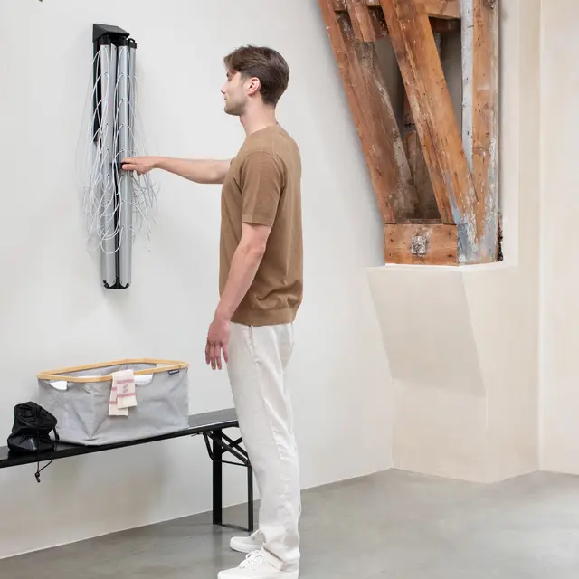 Brabantia WallFix Airer 24m with Protection Cover