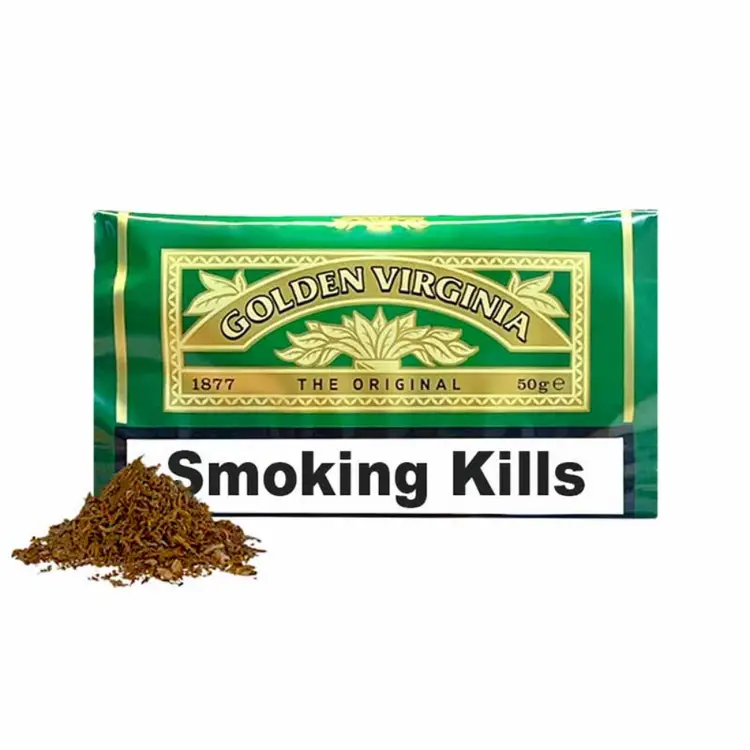 virginia tobacco pouch Personalised Vintage Rolling Baccy Retro Smoking Christmas Gift Golden Virginia Tobacco Pouch |