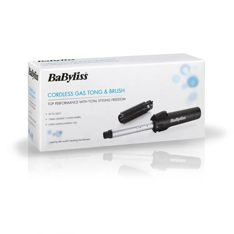 For Babyliss Babyliss Gas Hair Tongs Curly Hair Ion Travel Straightening Brush Iron Gas Curling Iron Large  Cordless Babyliss Cordless Gas Tong Brush main image 3