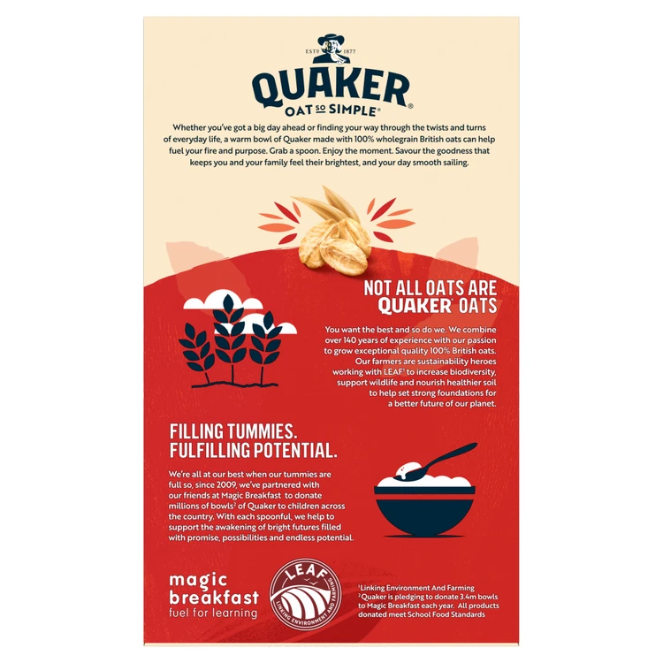 Quaker Oat So Simple Apple And Blueberry Porridge Sachets 36 G, 10 - View #7
