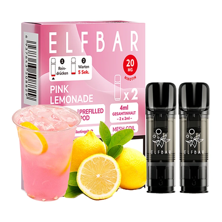 elfbar elfa pod pink lemonade vorgefüllter | Pods elf bar elfa pods sorten Elfbar Max Pod E-Zigarette Fruit Drinks Farbe::Dark Sea