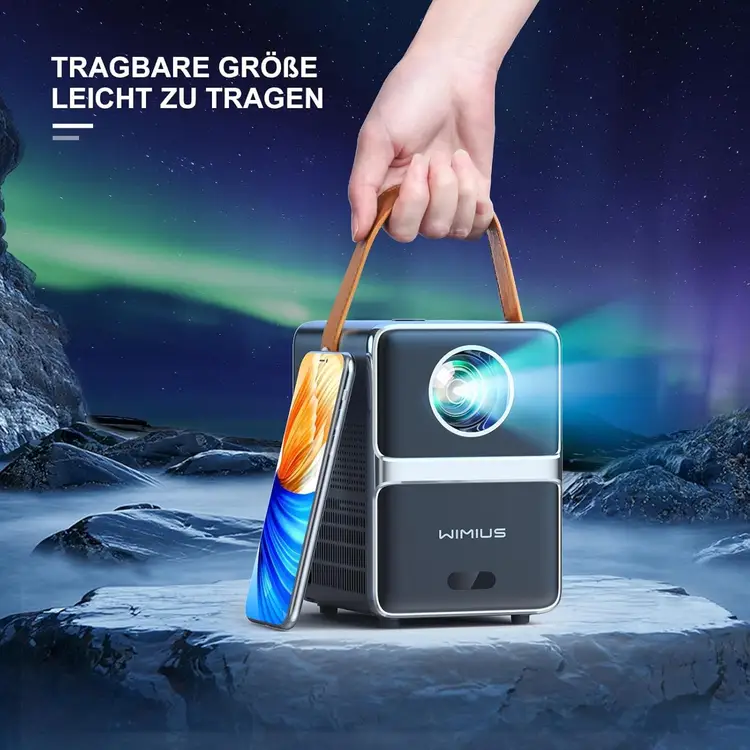 Android 11 Dual Wifi6 200 ANSI Allwinner BT5.0 1080P 1280*720P Home Cinema Outdoor draagbare projector kopen vanaf een prijs van 77
