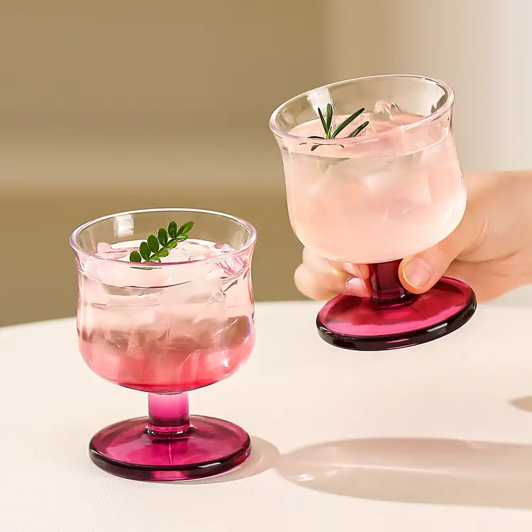 KAWASIMAYA Hohe Gläser 2er-Pack, 200 ml | Glaswaren