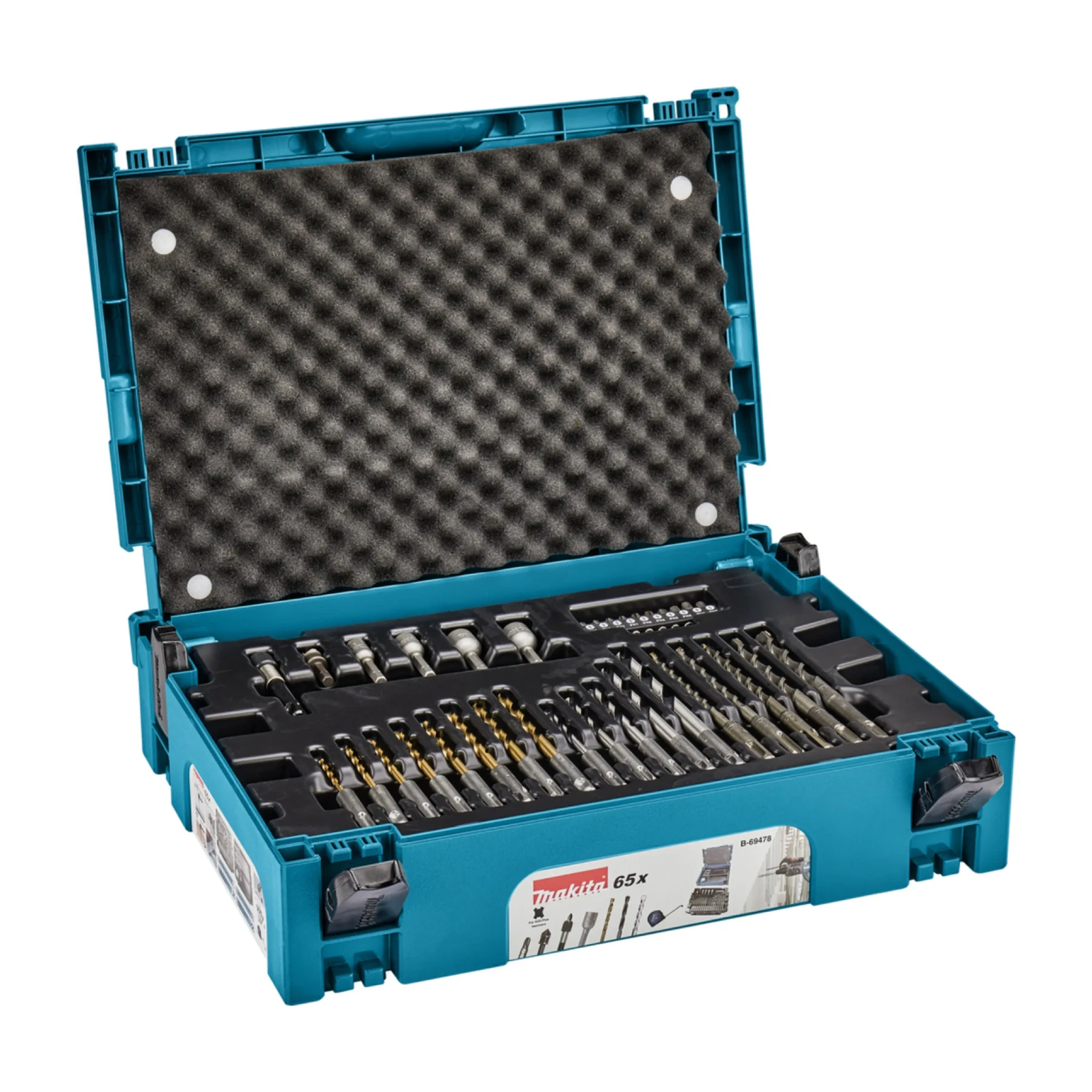 Makita SDS-Plus Boor- en Bitset - 65 stuks | Elektrisch gereedschap ...