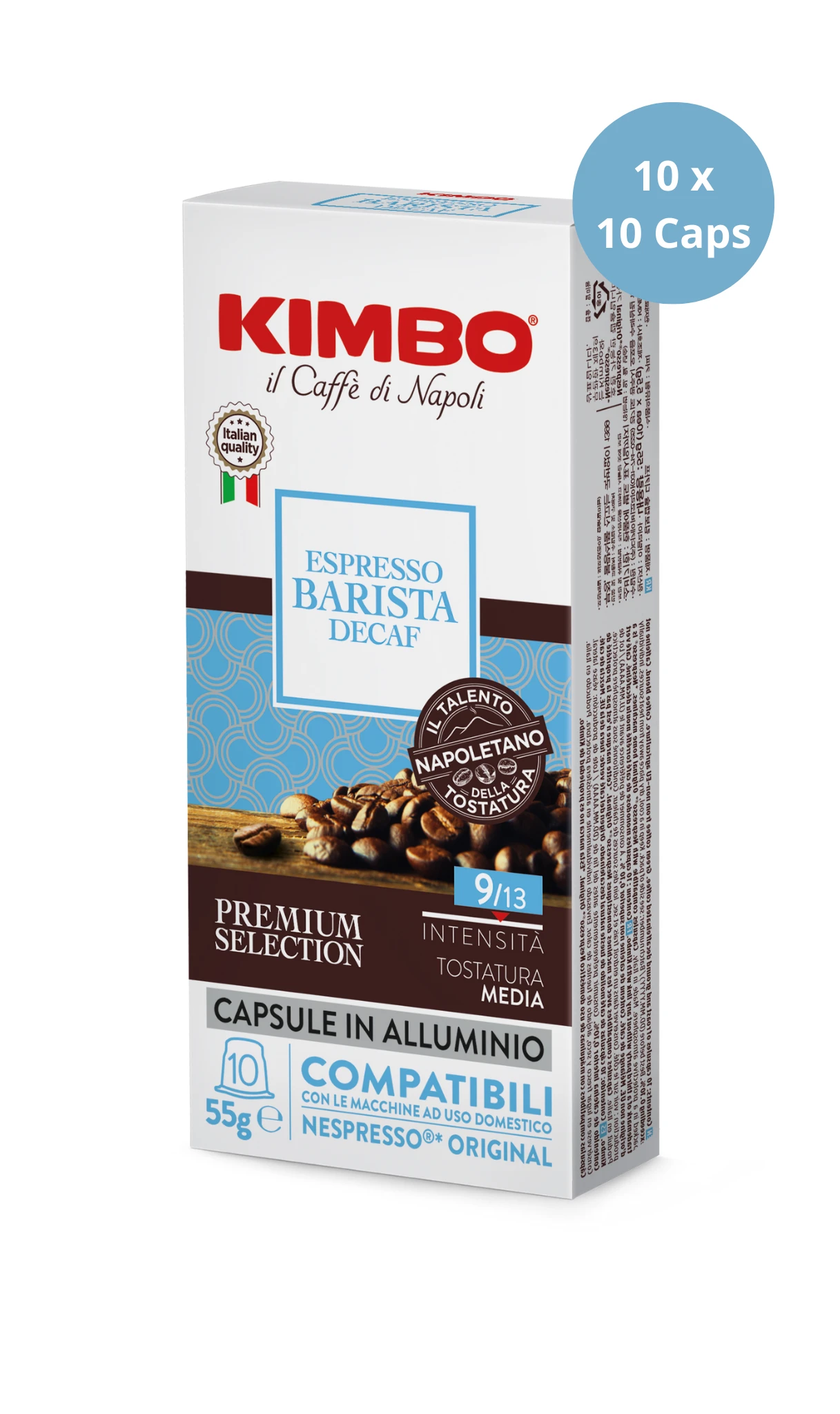 KIMBO Café capsules Nespresso Décaféiné x10 capsules 55g Café, cacao — free download