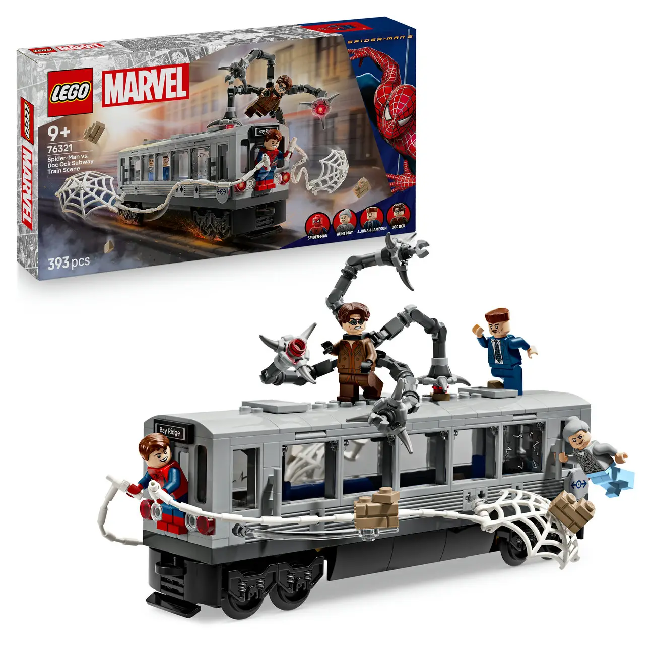 Lego Marvel Super Heroes 76321 Spider-Man and Doctor Octopus Train Scene 8