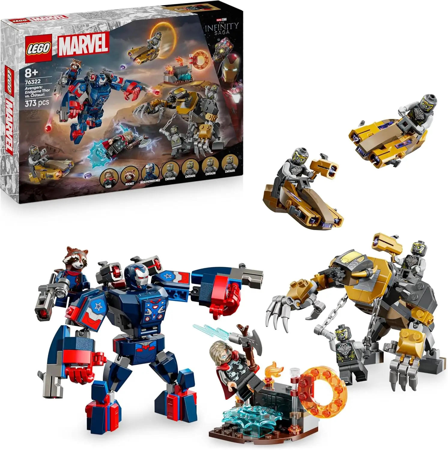 LEGO Marvel Super Heroes 76322 Avengers: Endgame Thor vs. Chitauri ...
