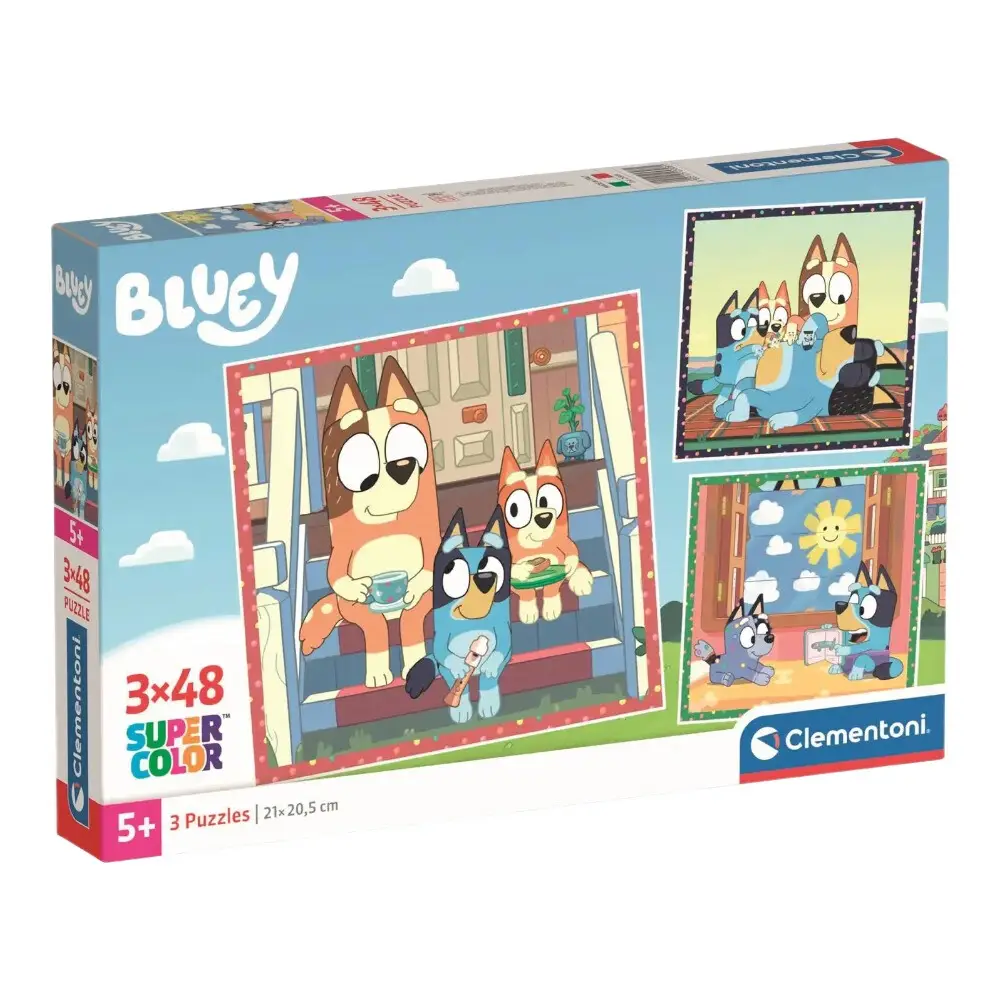 Clementoni Bluey 3 X 48 Piece Puzzles | Puzzles | Joybuy