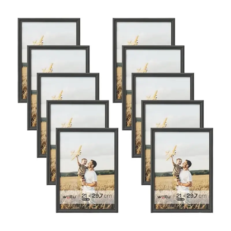 Cornice Foto A4 WOLTU 21x29.7cm - Legno Massello Per Parete E Tavolo