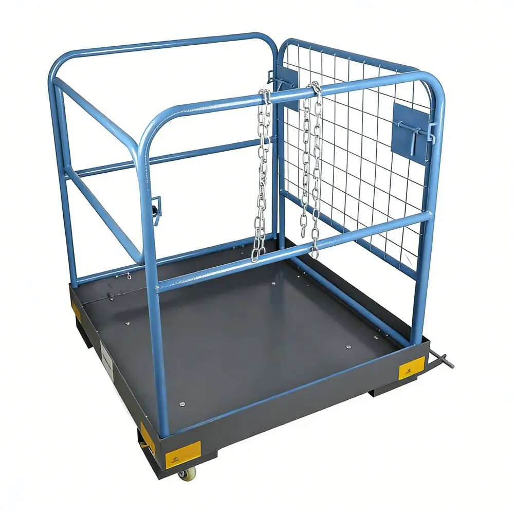 Folding Forklift Safety Cage, load capacity 590 kilograms, dimensions ...