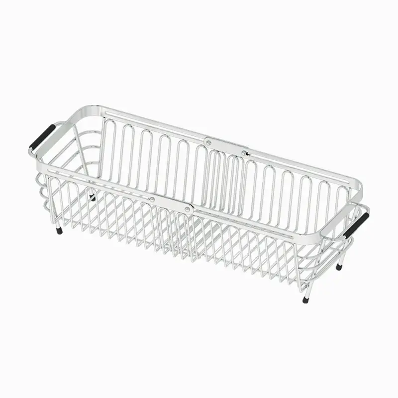 Ss Rack Self MAXCOOK 304 Stainless Steel Expandable Dish Drying Rack Over-the-Sink ...