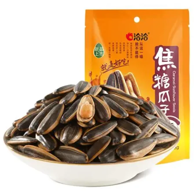 ChaCha Graines de tournesol saveur caramel 108 g | Snacks et fruits à ...