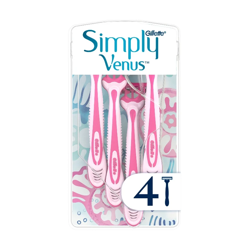 Gillette Venus Rasoirs jetables rose, 4 unités | Hygiène intime | Joybuy