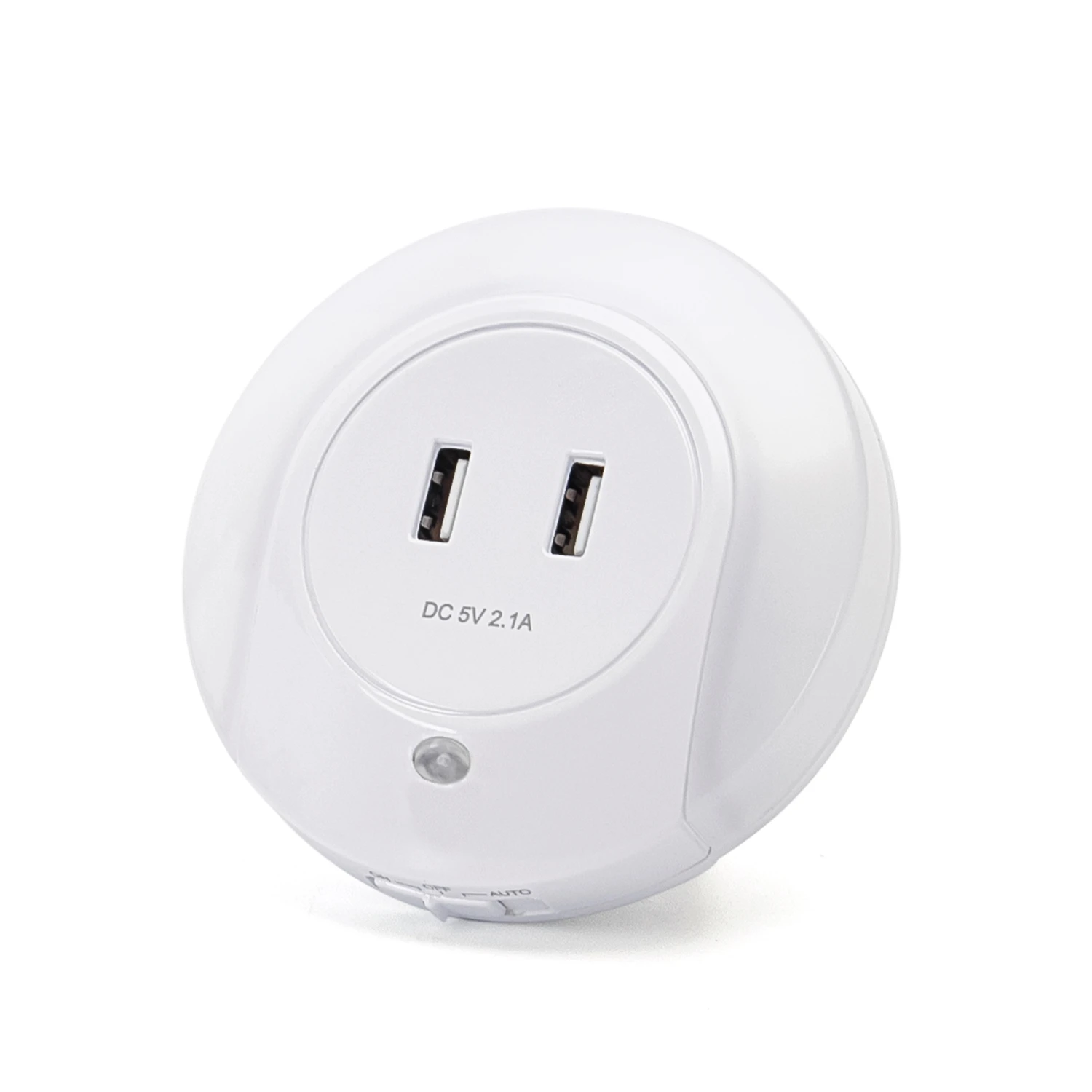 Aigostar LED Nachtlicht mit Dual USB Ladegerät 0,4W Warmes Licht ...